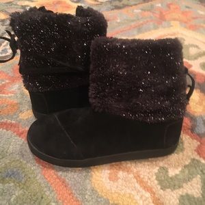 Girls Toms Nepal Black Boots